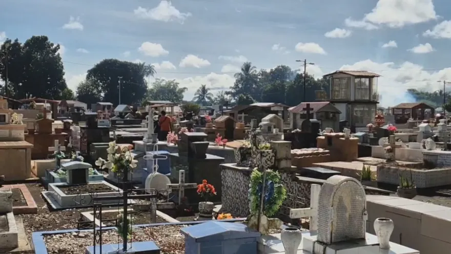 Cementerio en Chiriquí.