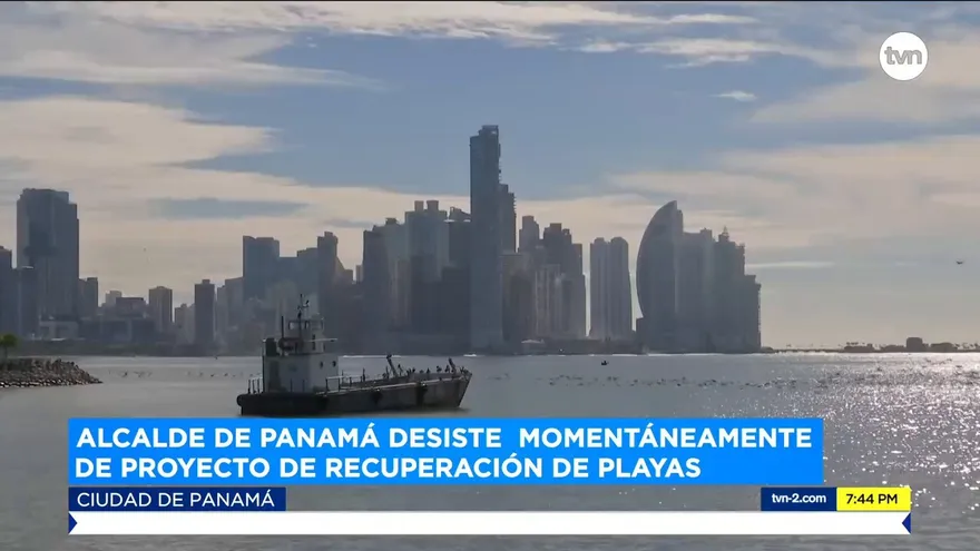 Alcalde Fábrega deja en pausa proyecto de recuperación de playas