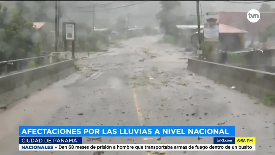 Afectaciones por las lluvias a nivel nacional