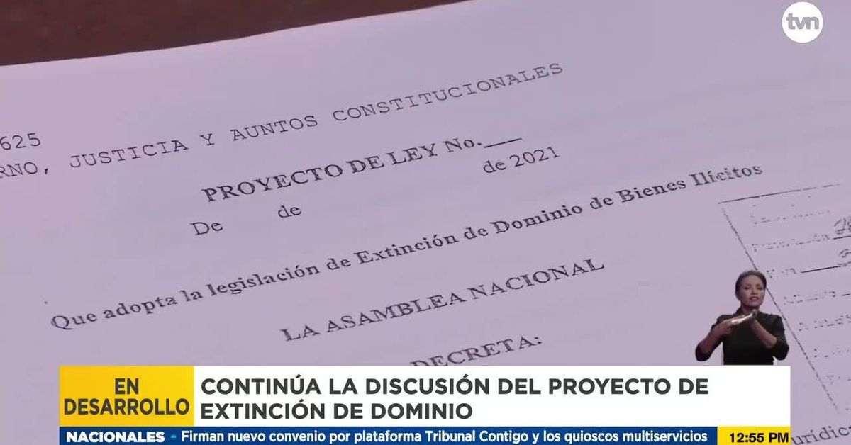 Ley de Extinción de Dominio: Retoman discusión sobre el proyecto de Ley ...