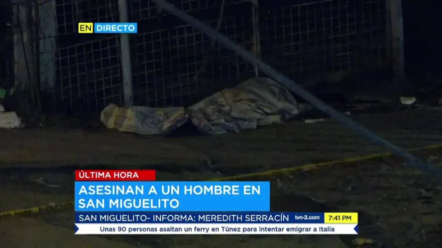 Hombre es asesinado en San Miguelito