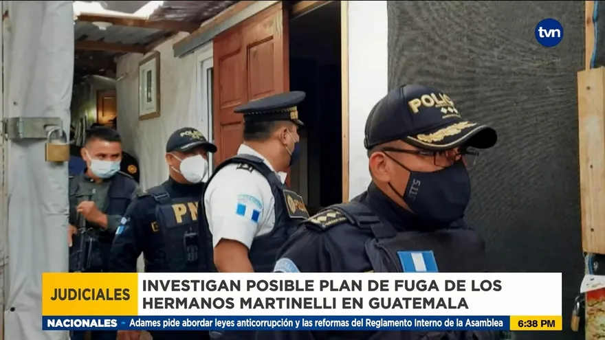 Requisan cárcel donde están los hermanos Martinelli Linares tras alerta de posible fuga