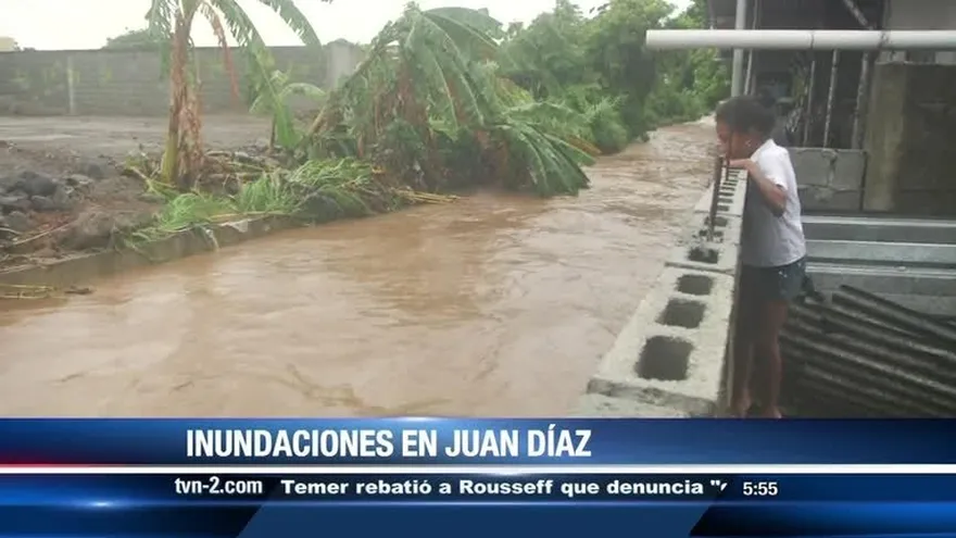 Más de 20 casas afectadas por inundaciones en Juan Díaz