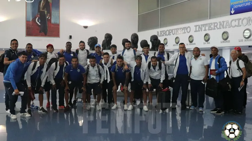 Selección de Nicaragua parte hacia Argentina para enfrentar a la Albiceleste