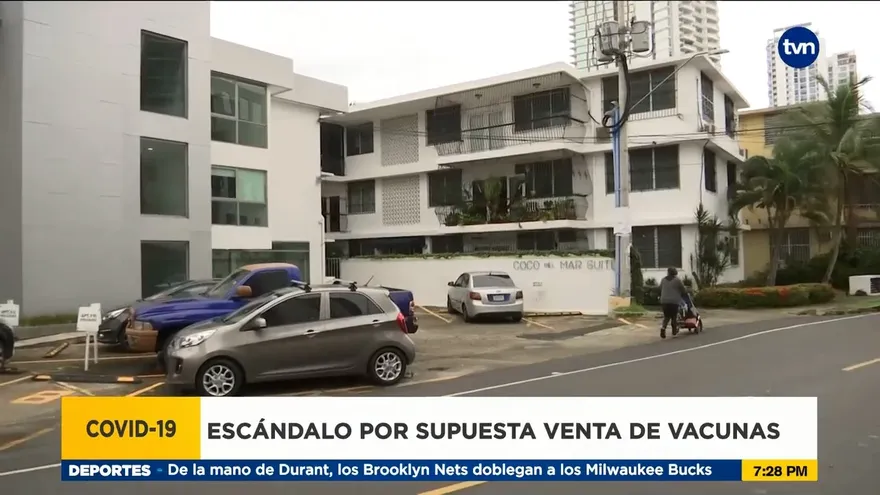 TVN Noticias ingresa a edificio vinculado a una vacunación ilegal