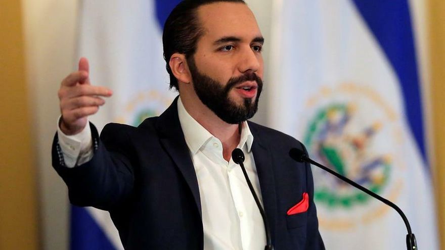 El presidente de El Salvador, Nayib Bukele.