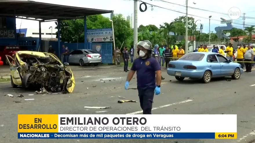 Accidente de tránsito deja un muerto y 20 heridos en Juan Díaz