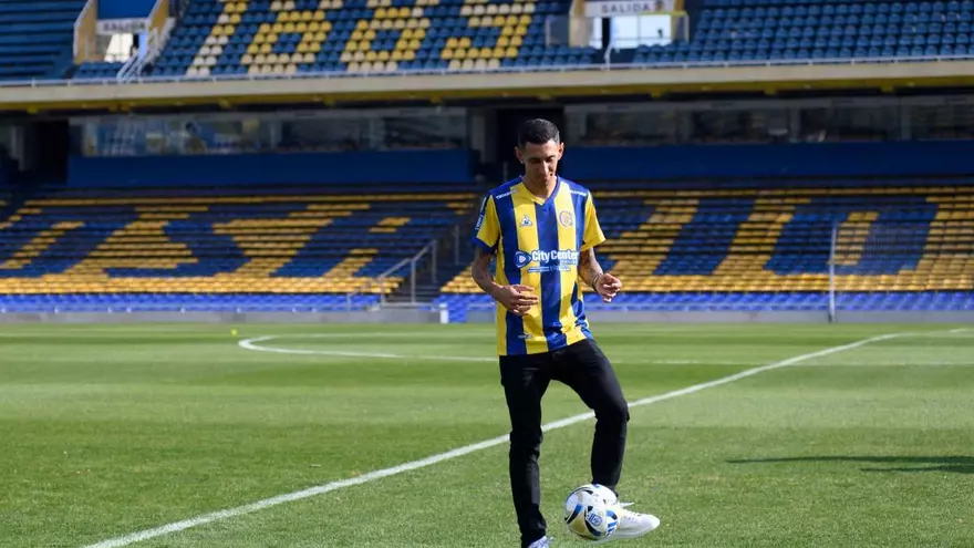 Ángel Di María jugador de Rosario Central