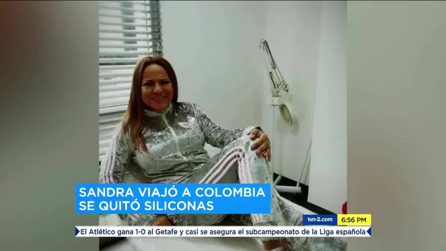 Sandra Sandoval se somete a cirugía en sus piernas