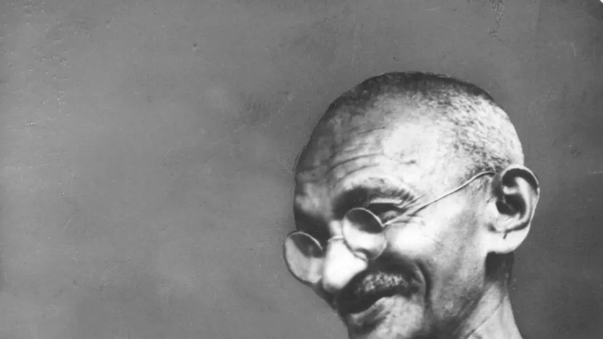 Retrato de Mahatma Gandhi