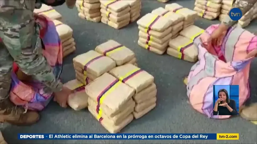Decomisan más de mil paquetes de droga en Los Santos