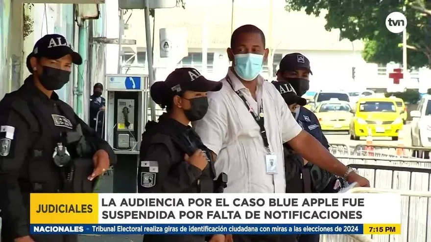 Suspenden audiencia de caso Blue Apple