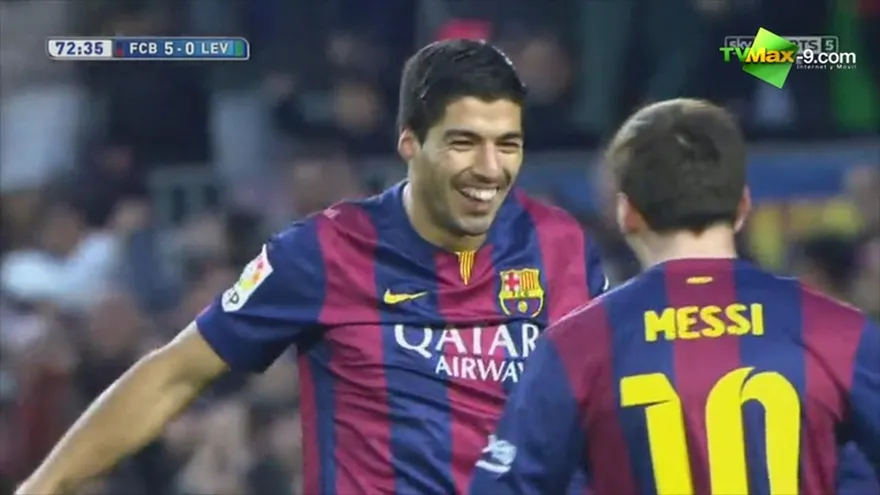 Resumen / Barcelona 5 - 0 Levante con tres goles de Messi