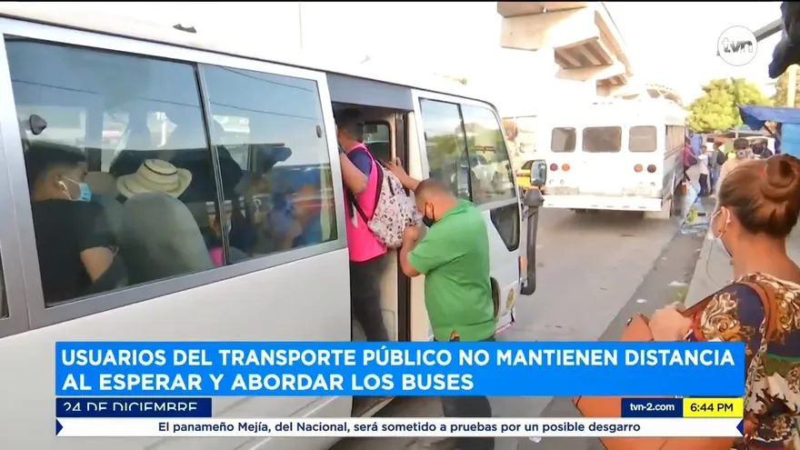 Distanciamiento social se incumple al esperar transporte