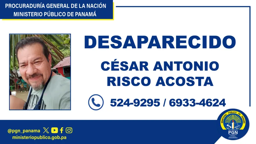 César Antonio Risco Acosta, el hombre ecuatoriano que desapareció en Caimitillo