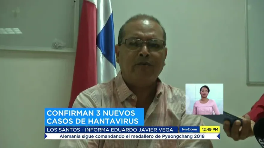 Tres nuevos casos de hantavirus en Los Santos