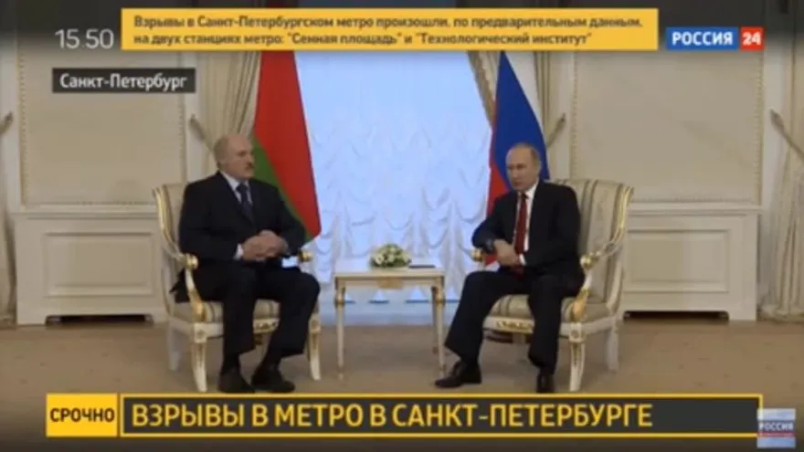 Varios muertos en un atentado en el metro de San Petersburgo.flv