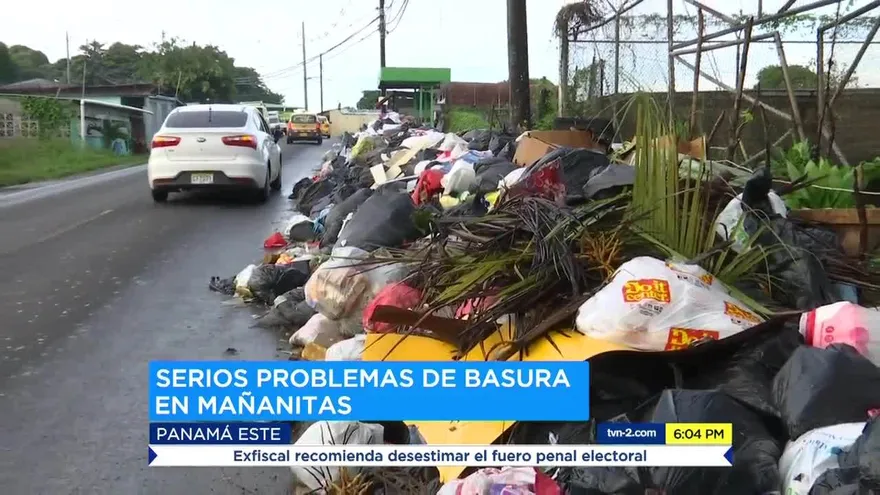 Problemas en la recolección de basura en Panamá Este