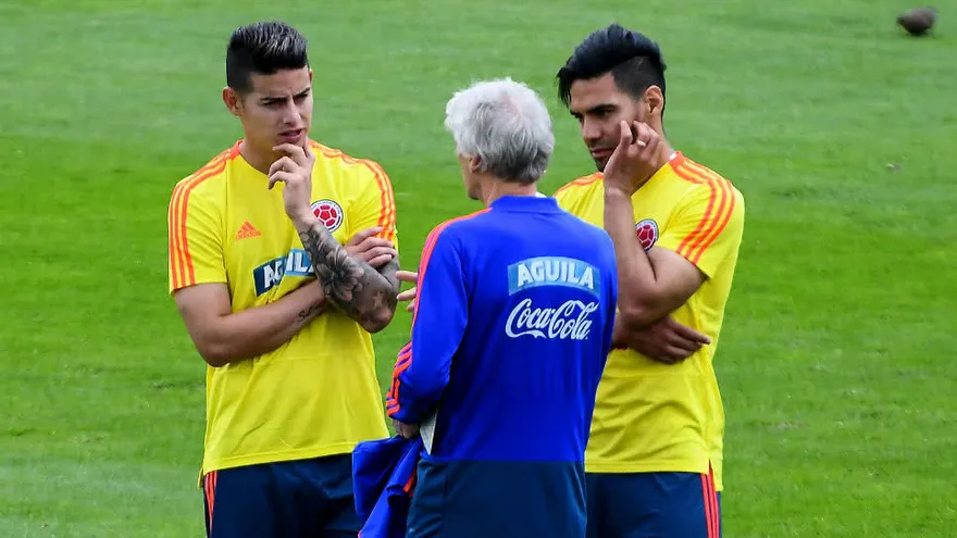 Primer entrenamiento de la Selección Colombiana