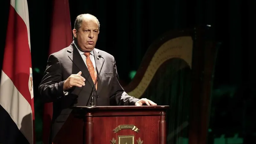 Luis Guillermo Solís, presidente costarricense.