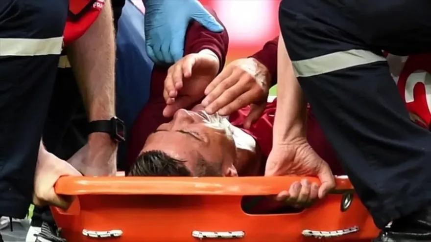 Épica Lesión de Cristiano Ronaldo en la final de la Eurocopa 2016