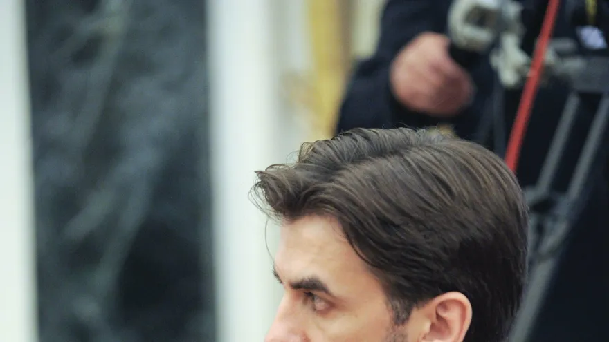 El ministro de Relaciones con el Gobierno, Mijaíl Abízov