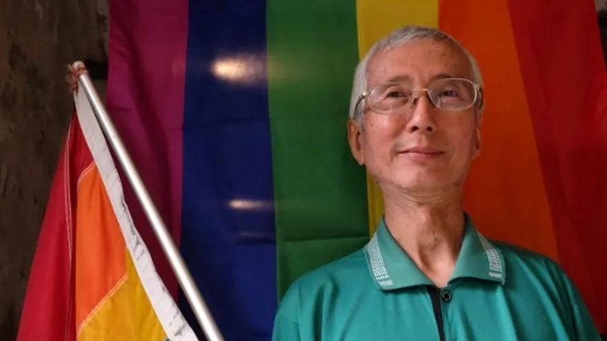 El activista pro derechos gay en Taiwán Chi Chia-Wei