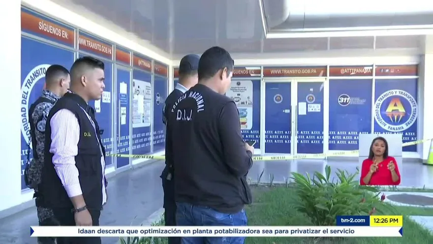 Hurtan en oficina de la ATTT en Chiriquí