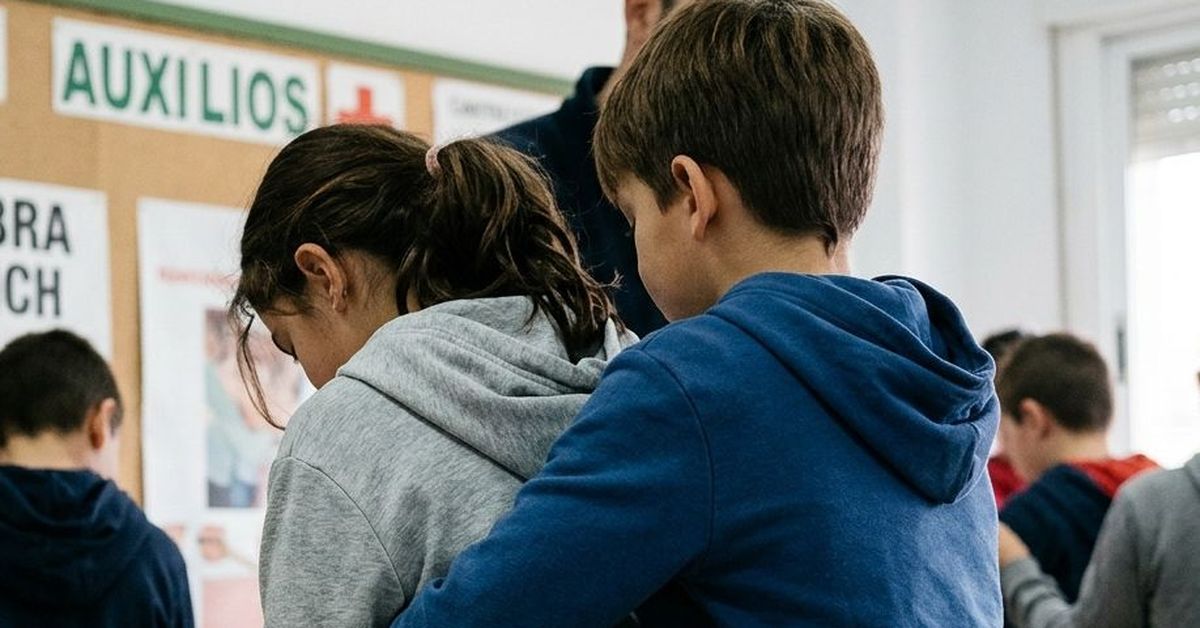 Niño de 7 años salva a su compañero con maniobra de Heimlich y es reconocido como héroe escolar