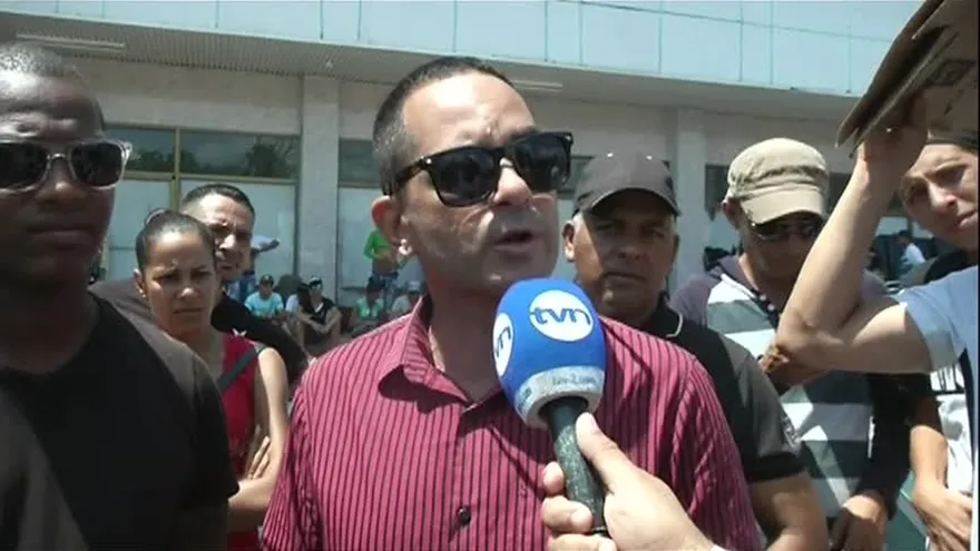 Cubanos protestan en Chiriquí