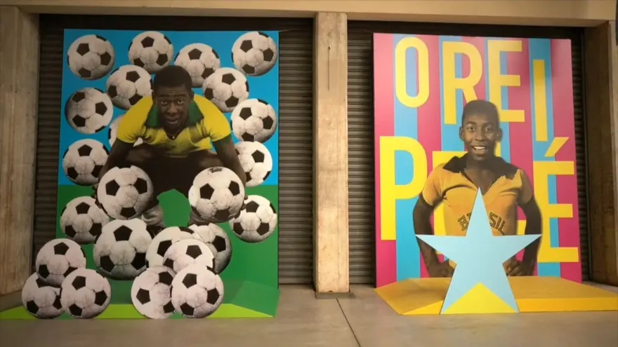 Viaje por los 80 años de Pelé en una muestra para inmortalizar su legado