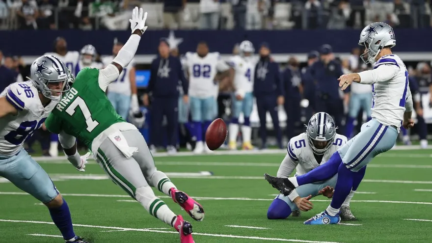 Brandon Aubrey pateador de los Dallas Cowboys