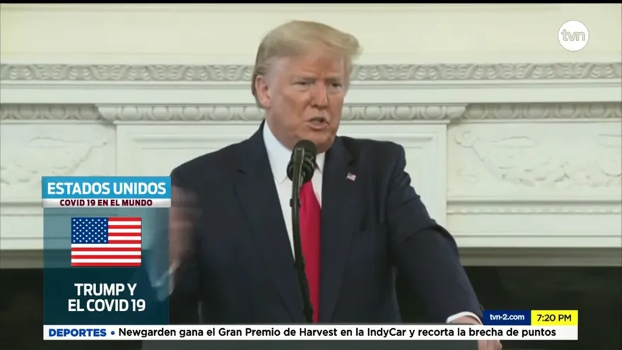 Momentos claves de Donald Trump y el COVID19