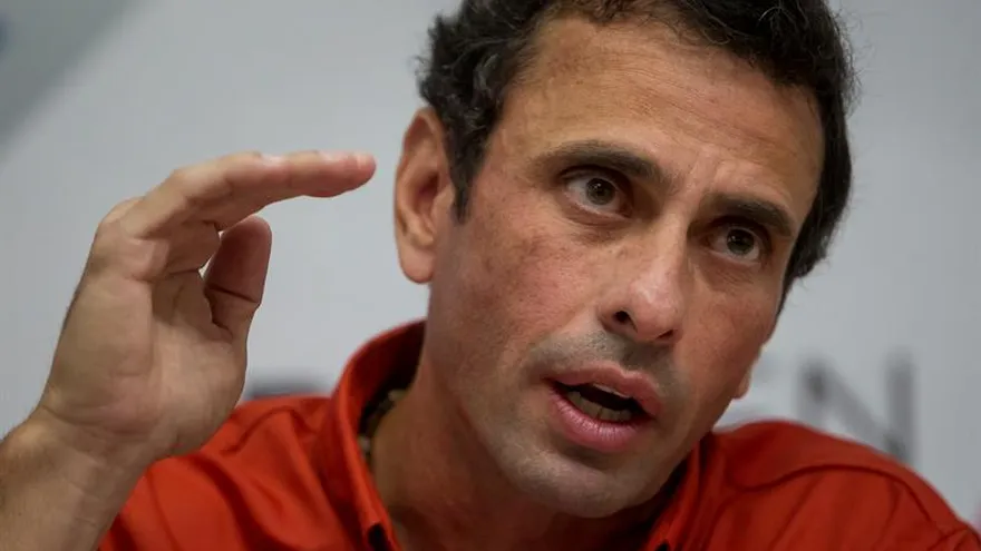 El excandidato presidencial venezolano Henrique Capriles.