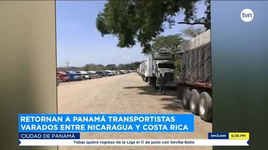 Recatan a trasportistas varados entre Nicaragua y Costa Rica