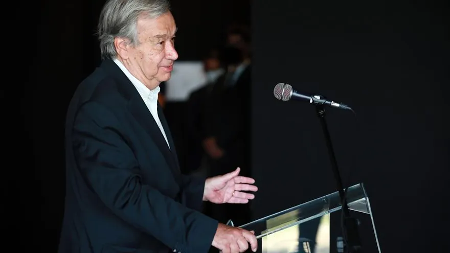 En la imagen, el secretario general de la ONU, Antonio Guterres.