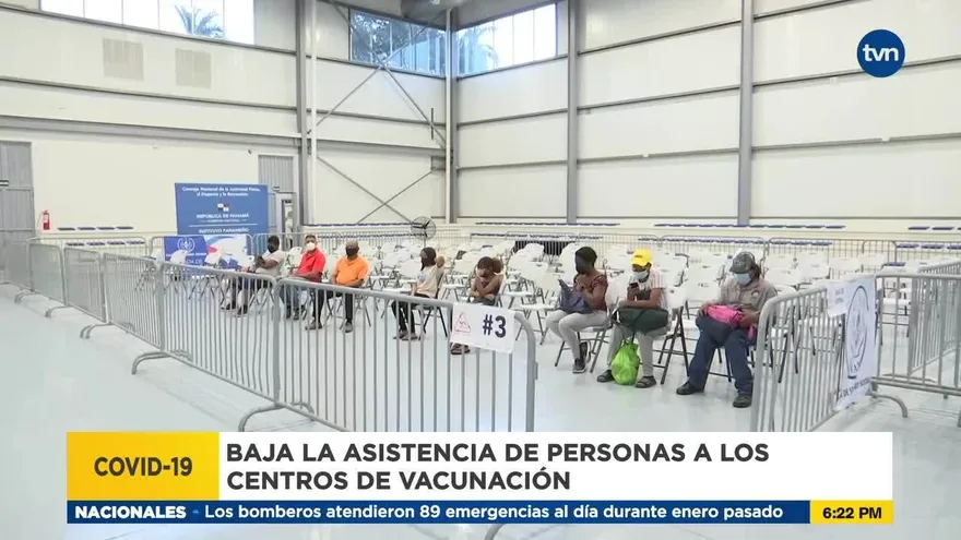 Baja la asistencia a los centros de vacunación