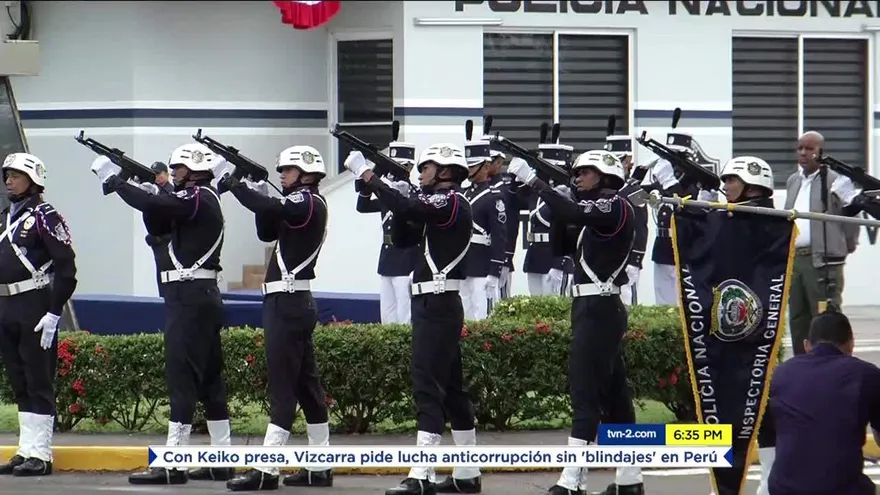 Realizan acto en honor a los policías caídos en el deber