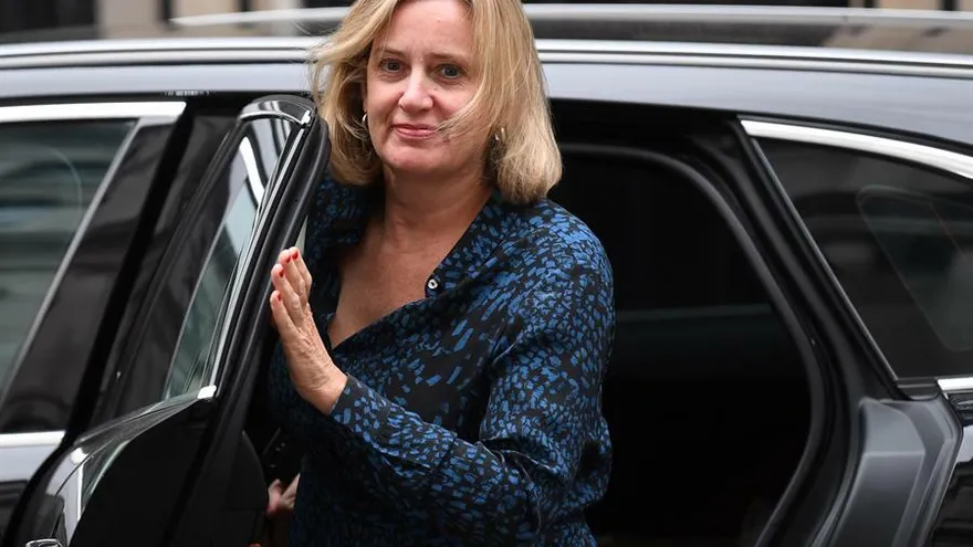 La conservadora Amber Rudd, que dimitió como ministra de Trabajo a principios de este mes.