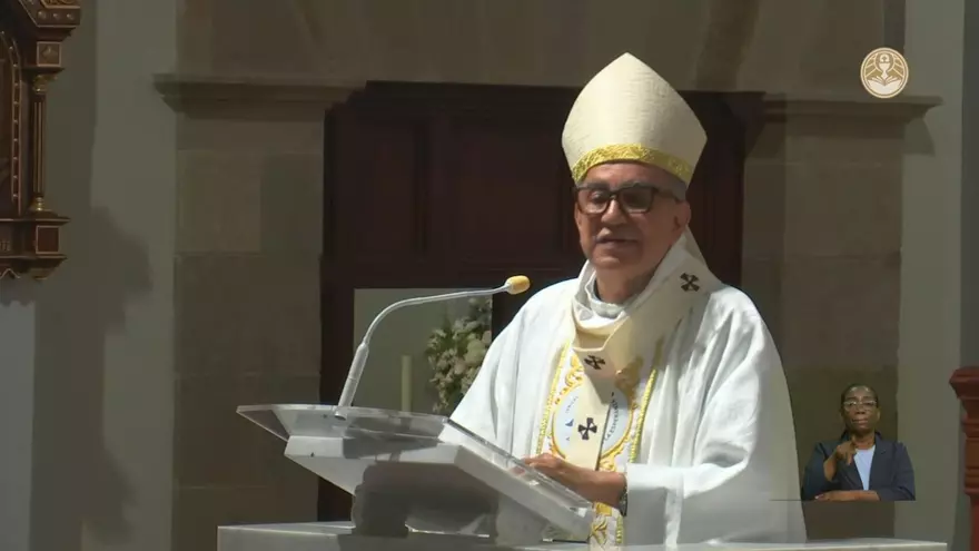 El arzobispo Ulloa en la misa del Corpus Christi en la catedral basílica Santa María la Antigua
