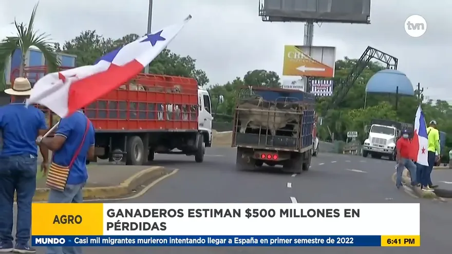 Ganaderos estiman 500 millones en pérdidas desde que iniciaron los cierres en la vía Interamericana