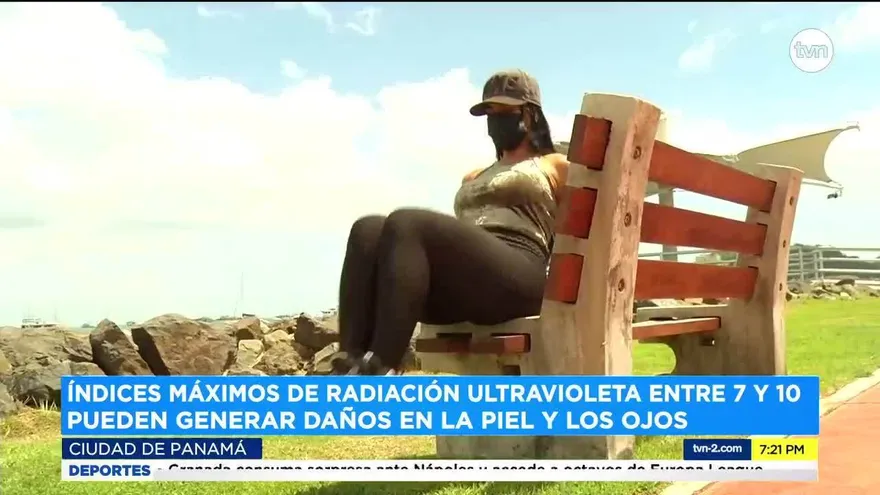 Rayos ultravioletas han sido intensos