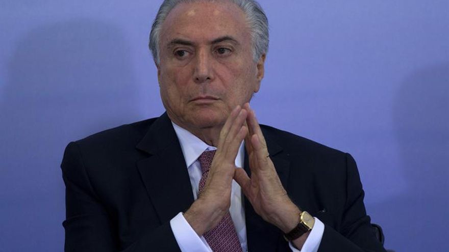 El presidente brasileño, Michel Temer.