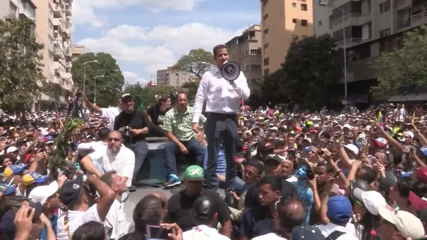 Guaidó anuncia gira por Venezuela y gran manifestación para reclamar el poder