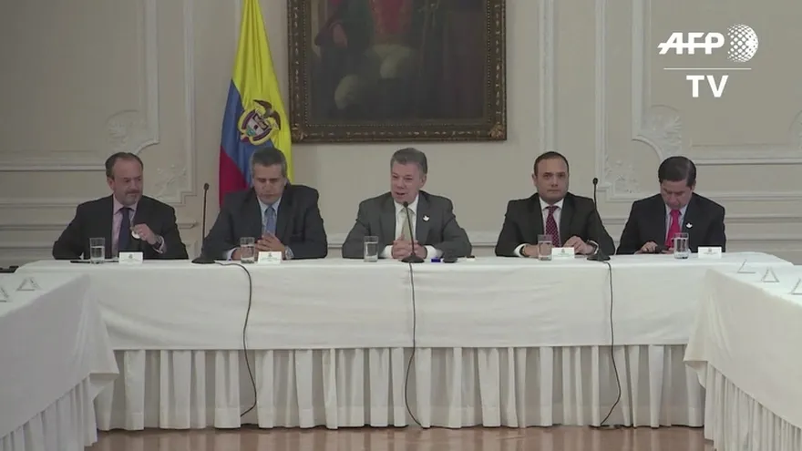Santos estima 20 de julio como fecha posible de paz con FARC