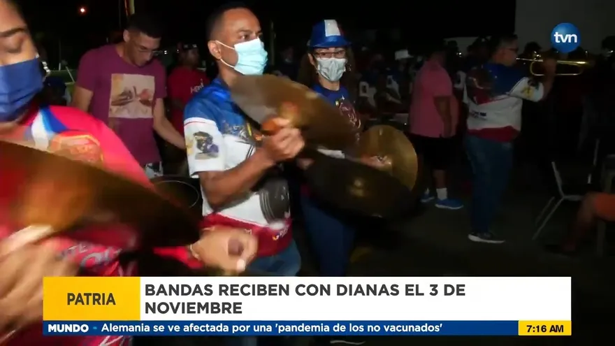 No faltaron las dianas en la capital