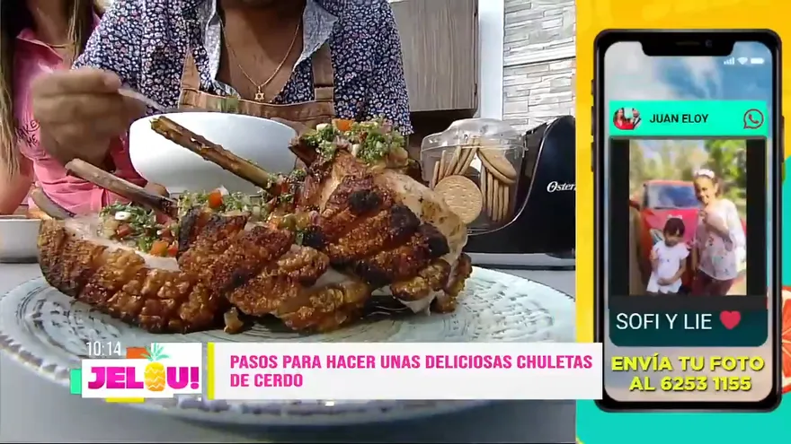 Receta: chuletas de cerdo (final)