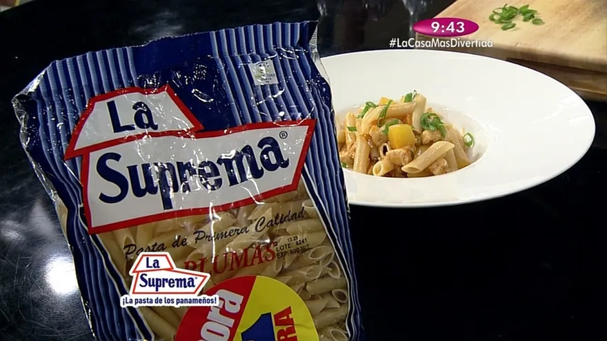 Receta - Pasta salteada con pollo al estilo criollo