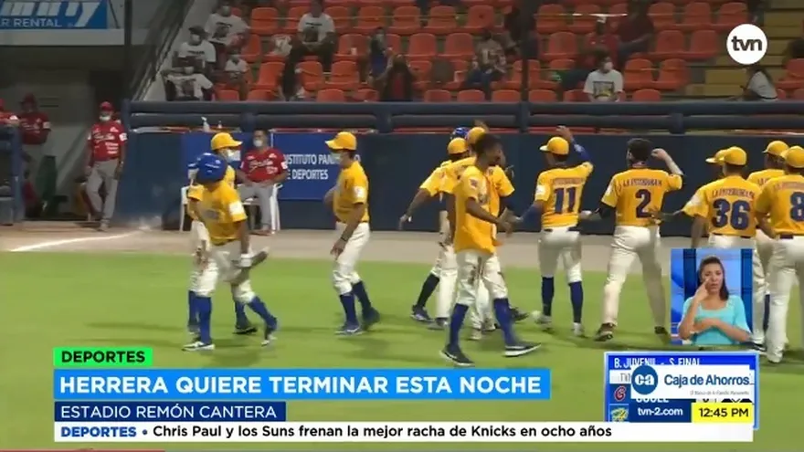 Herrera busca terminar la serie esta noche ante Coclé