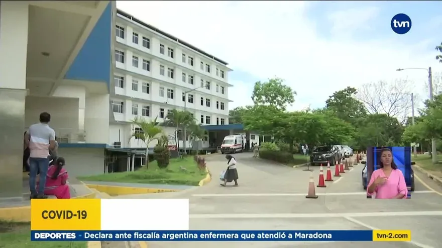Disminuyen hospitalizados en sala covid de hospital de Chiriquí